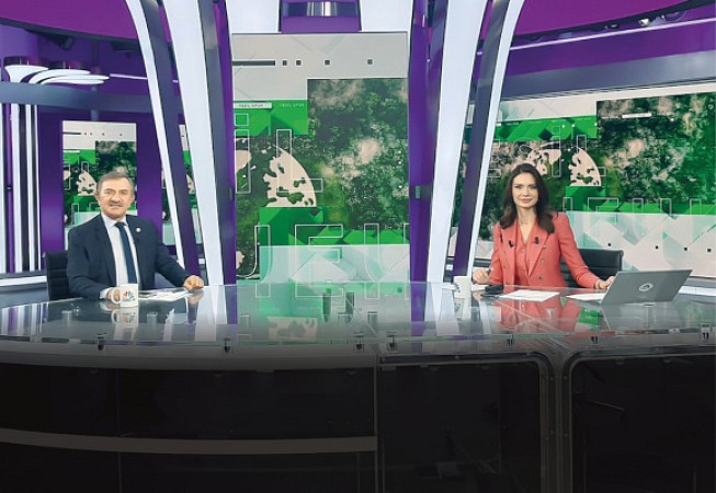 Ömer Karadeniz, "Yeşil Ufuk" programının konuğu oldu