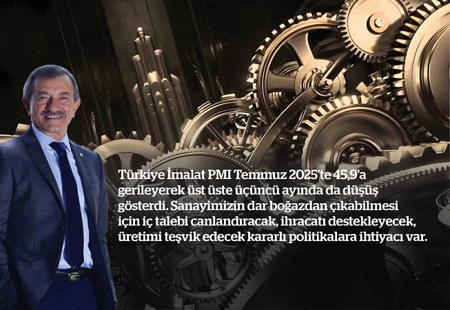 Ömer Karadeniz: "PMI düşüyor, üretim gücü risk altında"