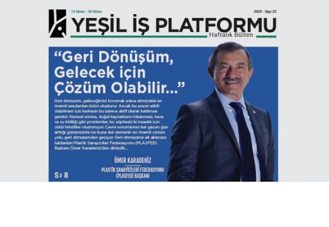 PLASFED, Yeşil İş Platformu’nun manşetinde